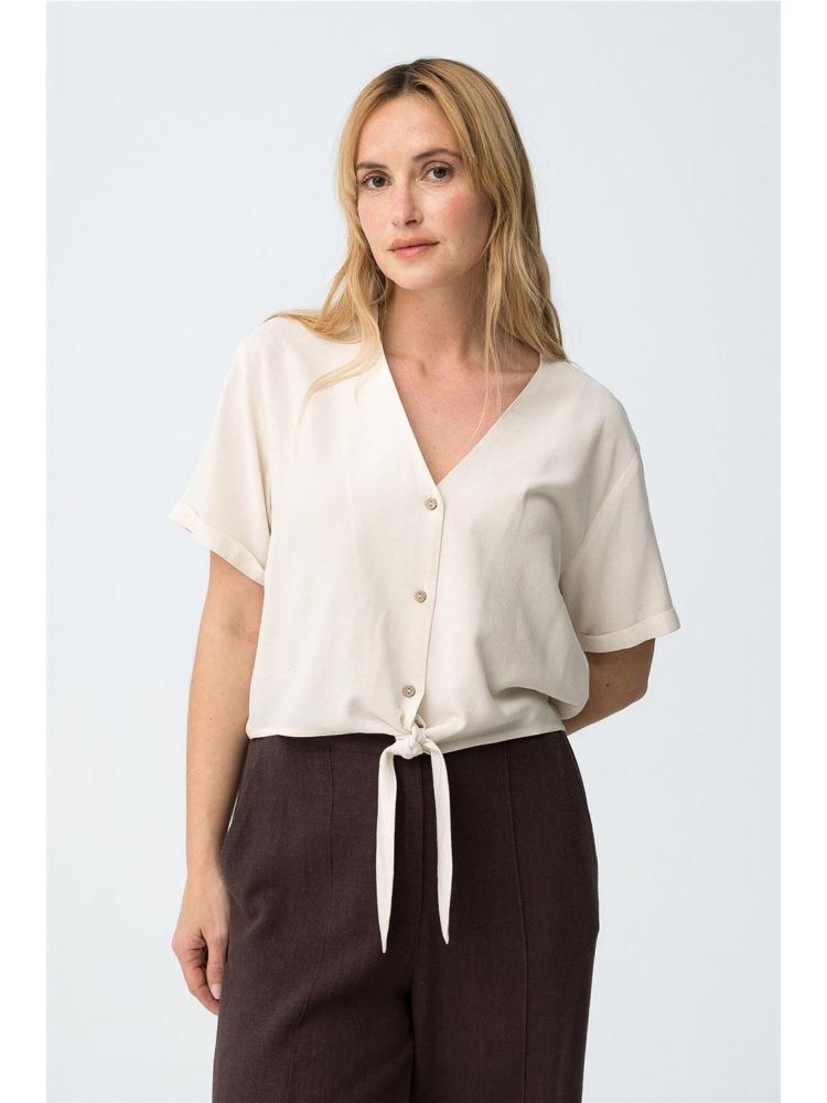 CAMISA TIFFOSI BENJI CREMA