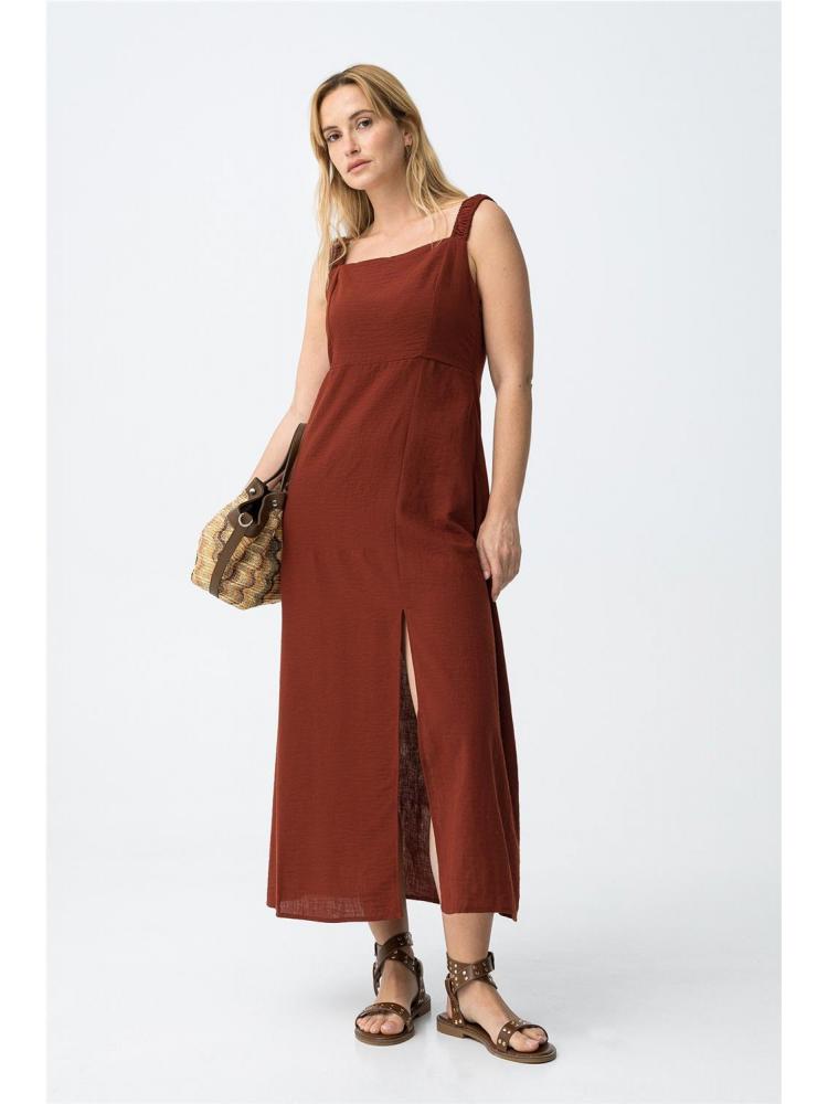 VESTIDO TIFFOSI OLINDA CAMEL