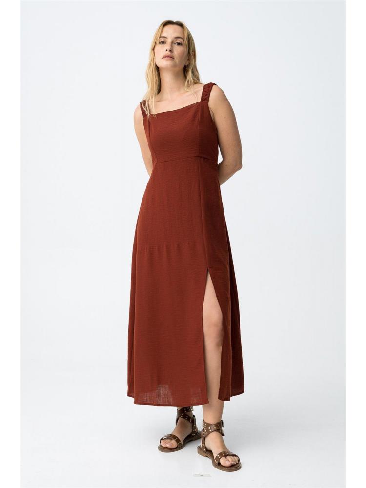 VESTIDO TIFFOSI OLINDA CAMEL 2