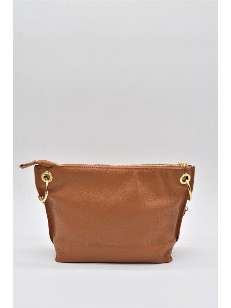 BOLSO PIEL AROS CAMEL2 2