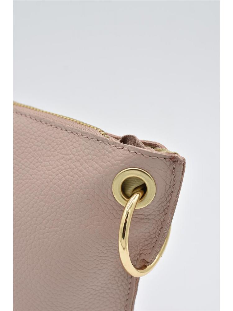 BOLSO PIEL AROS ROSA NUDE 2