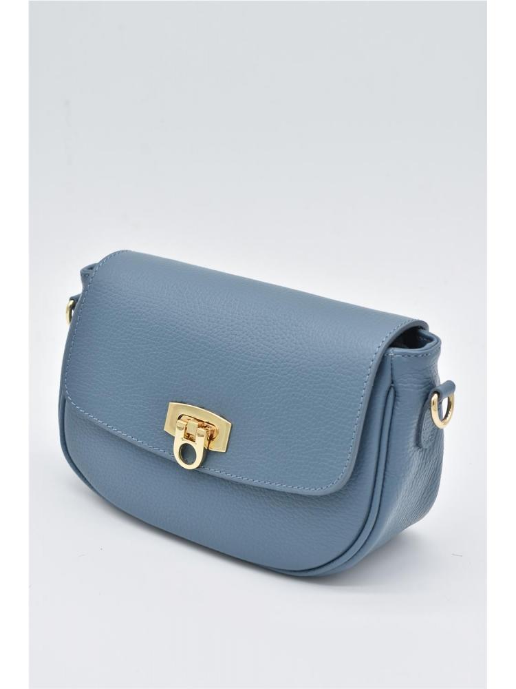 BOLSO PIEL NARA AZUL CLARO 2