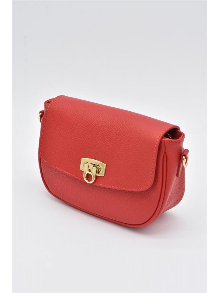 BOLSO PIEL NARA ROJOO 2
