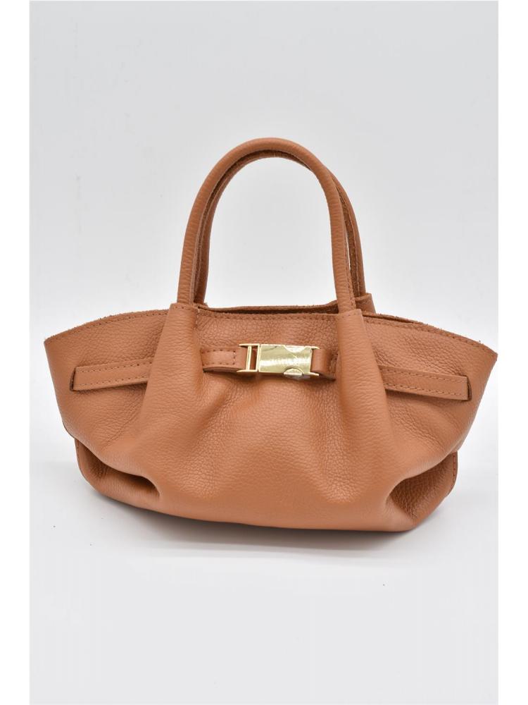 BOLSO PIEL FRUNCIDO CAMEL2