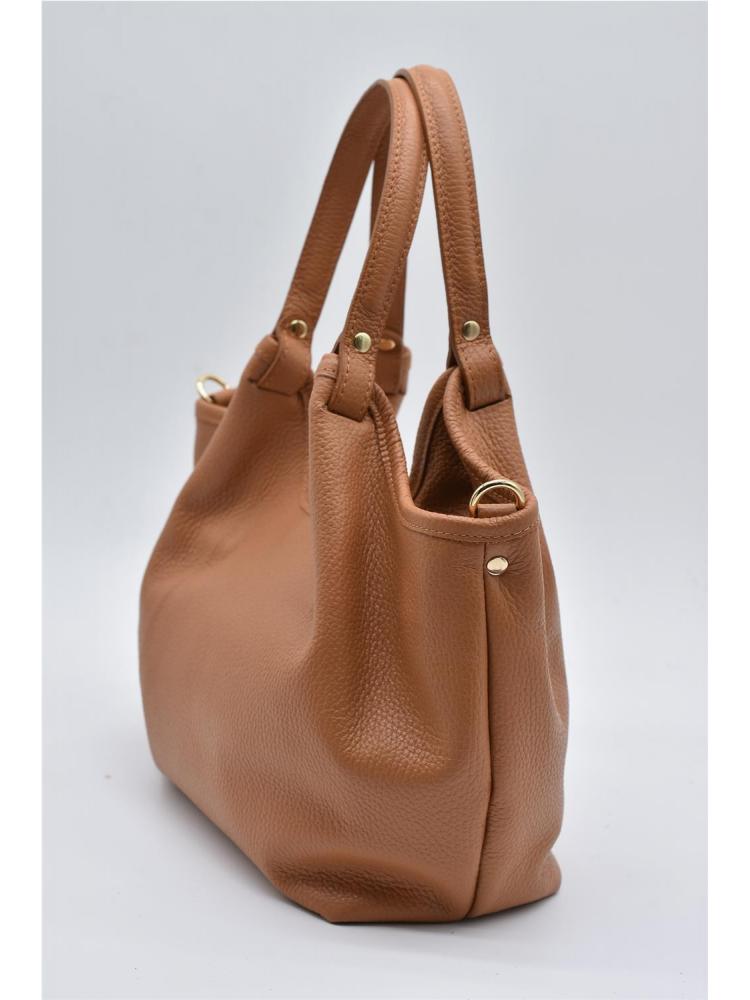 BOLSO PIEL MEDIO CAMEL2 2