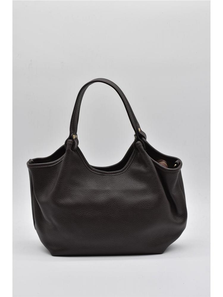 BOLSO PIEL MEDIO BEIGE