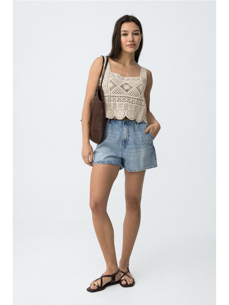 SHORT TIFFOSI DINAH AZUL CLARO