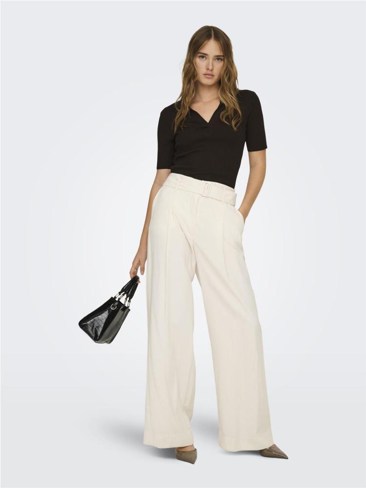 PANTALON ONLY TILA CREMA