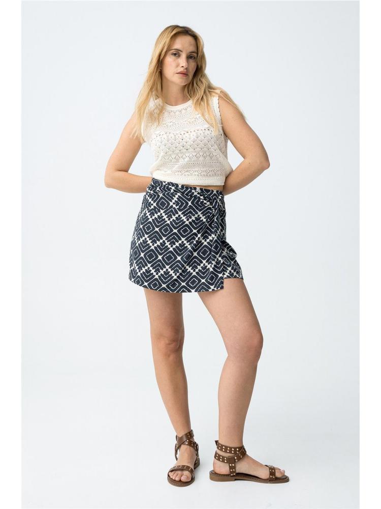 SHORT TIFFOSI EMMA NEGRO 2