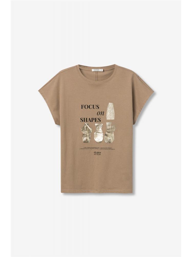 CAMISETA TIFFOSI MADRID BEIGE 2