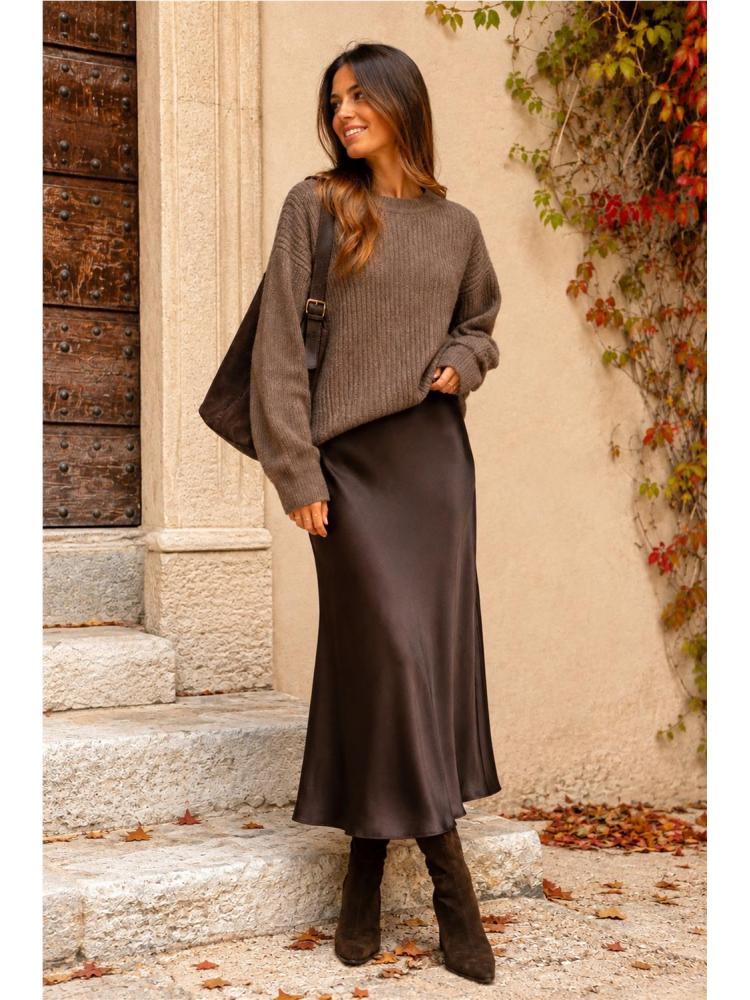 FALDA TIFFOSI KANSAS MARRON