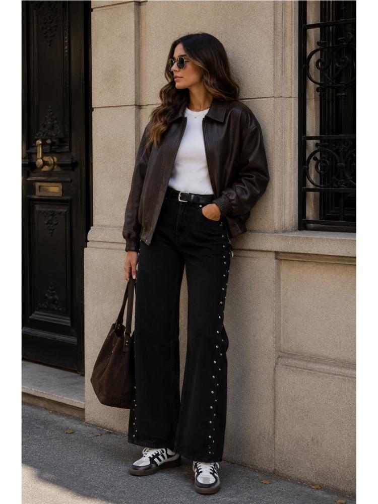 PANTALÓN STRAIGHT WIDE TIFFOSI 2