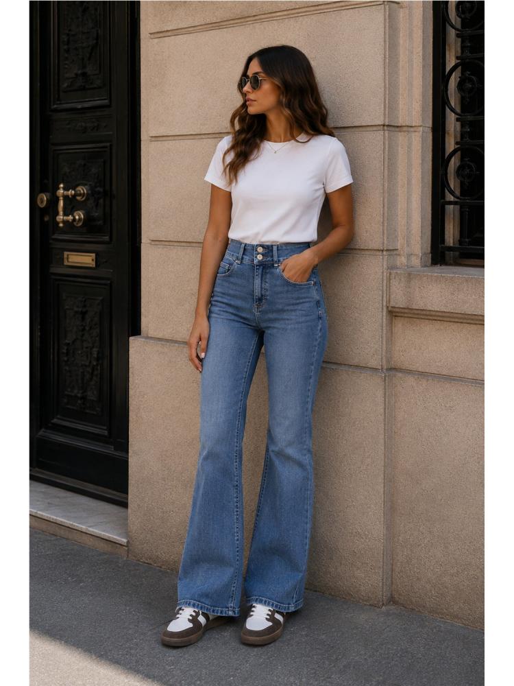 PANTALÓN FLARE DOUBLE UP TIFFO