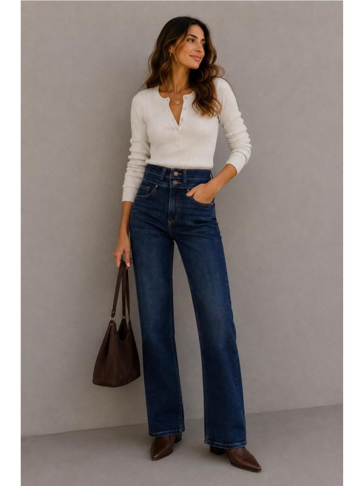 PANTALÓN STRAIGHT DOUBLE UP TI