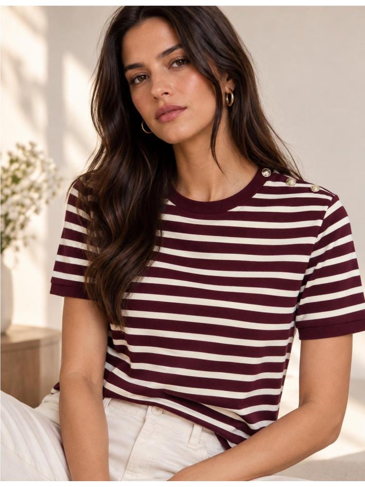 CAMISETA MORGAN DE TOI GRANATE