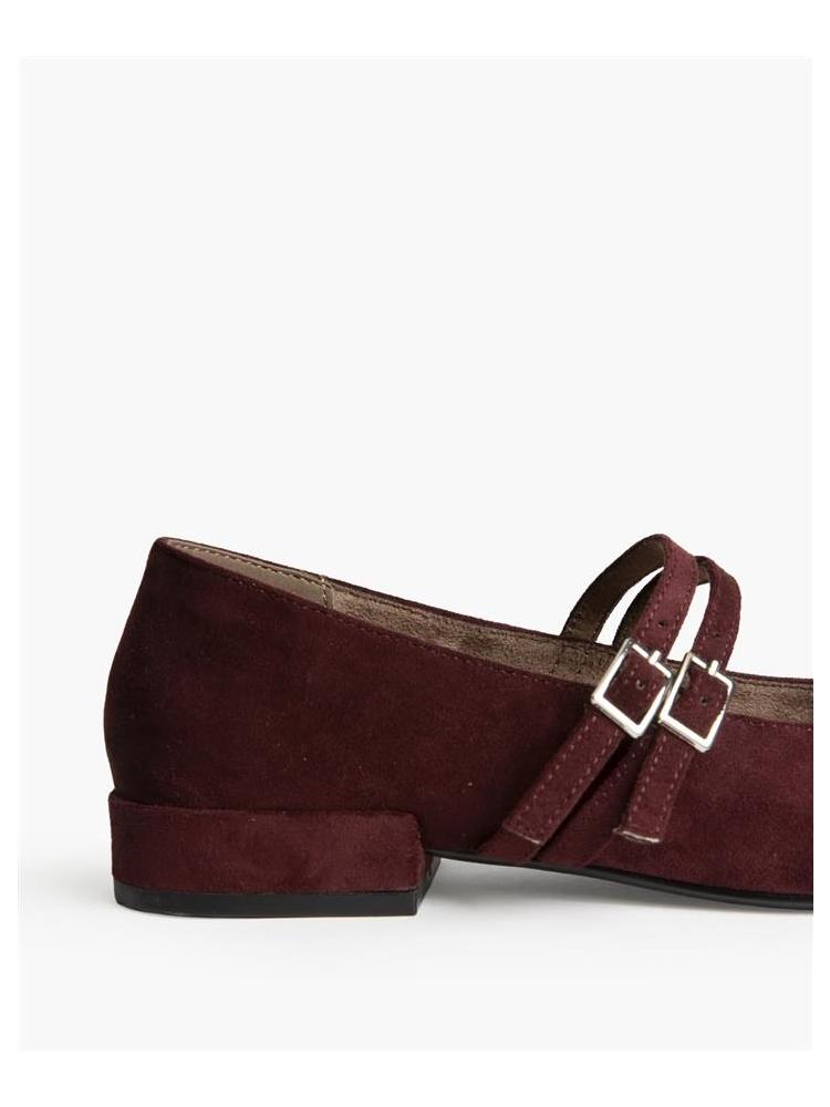ZAPATO PLANO CORINA BURDEOS 2