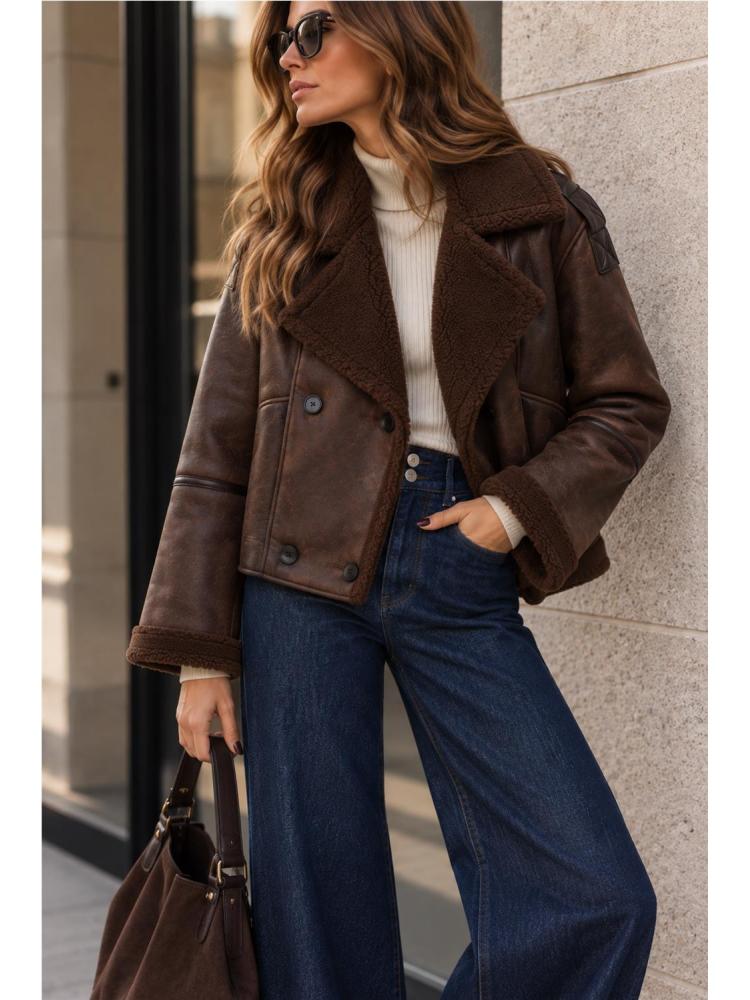 CAZADORA OLIVE TIFFOSI MARRON