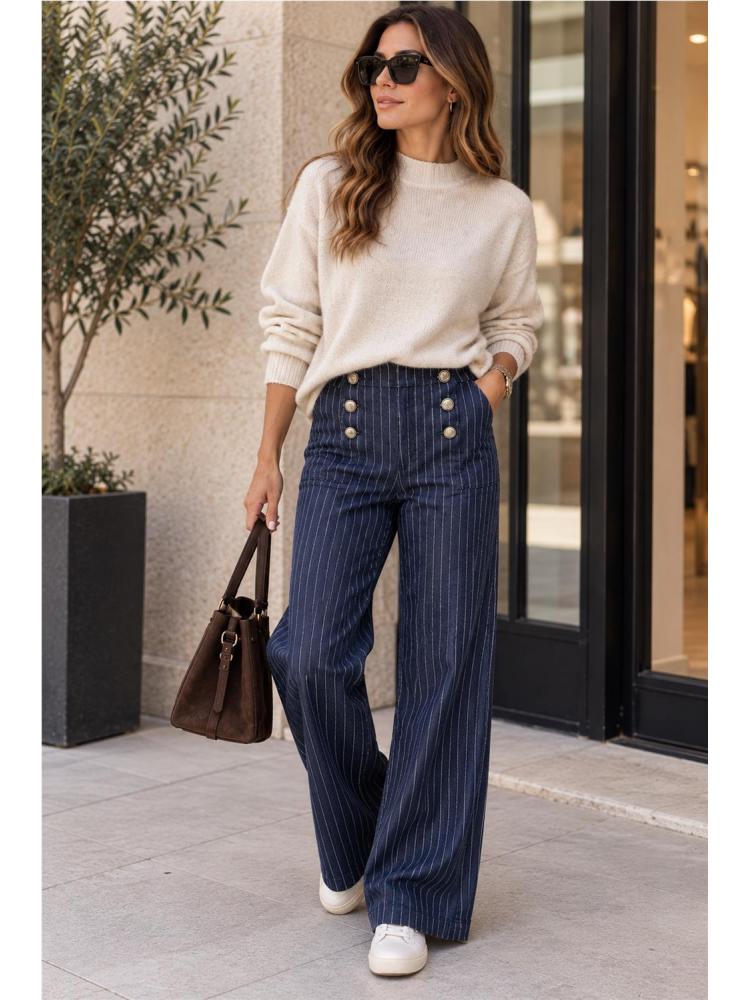 PANTALÓN WIDE PETITE REGULAR