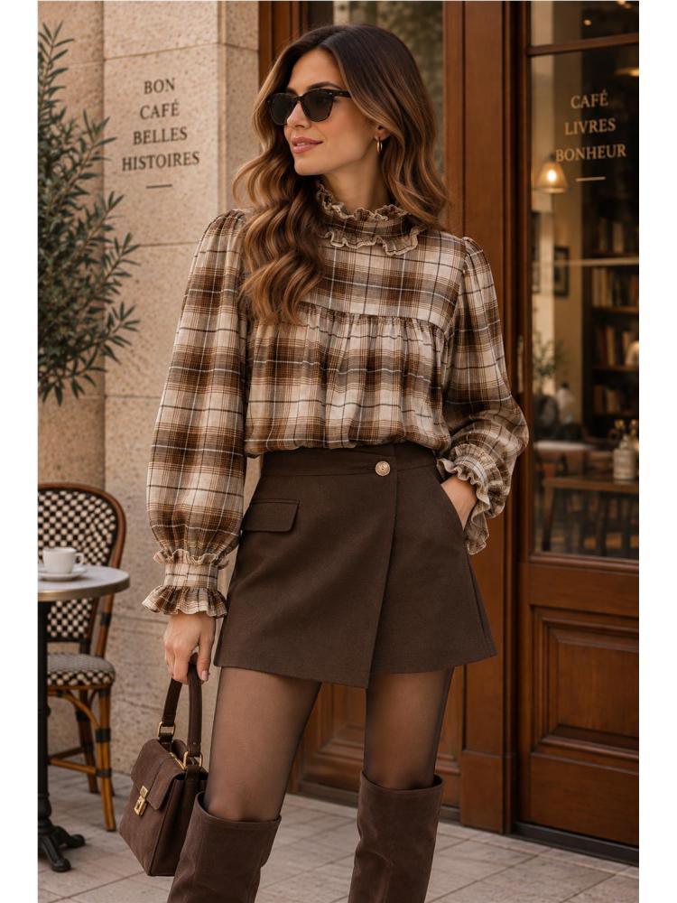 BLUSA CUADROS LIDIA