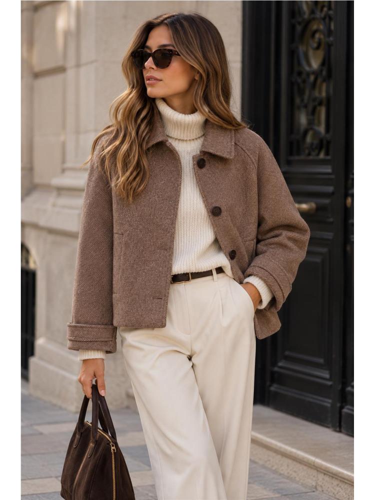 CHAQUETON TIFFOSI TRAMA BEIGE