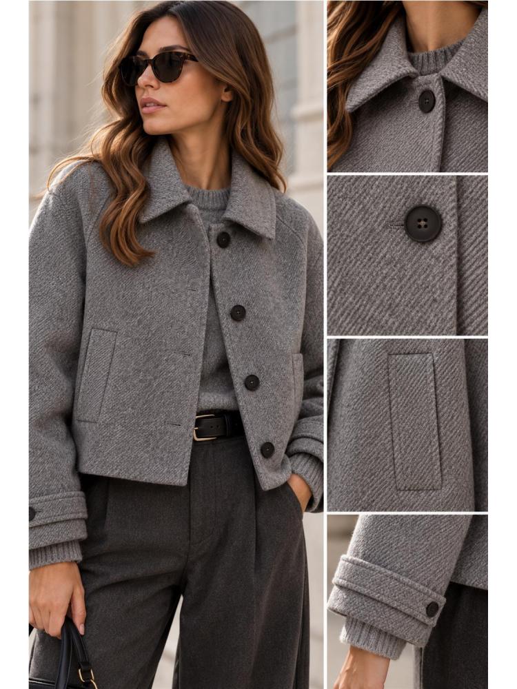 CHAQUETON TIFFOSI TRAMA GRIS 2