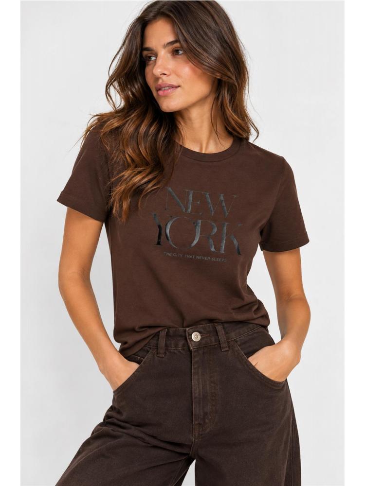 CAMISETA TIFFOSI FEEL MARRON 2