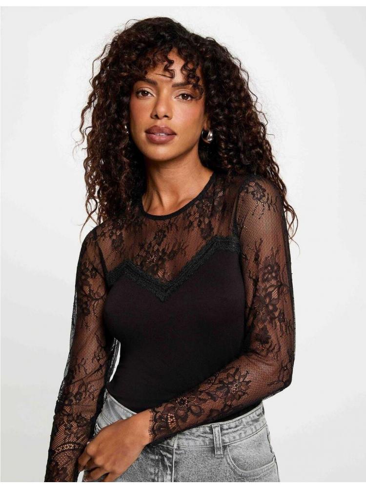 CAMISETA ENCAJE MORGAN DE TOI