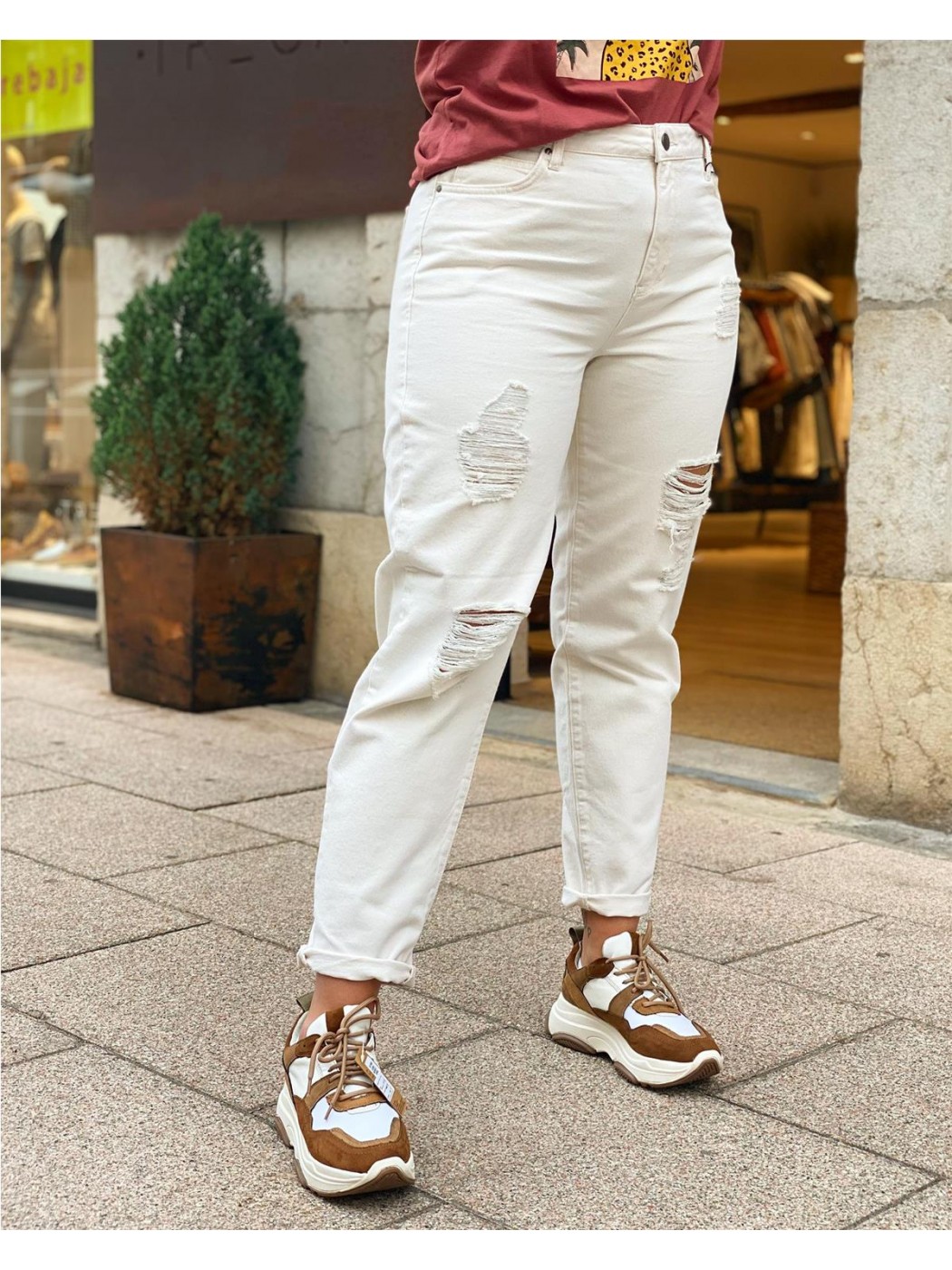 JDY PANTALON VAQUERO MIA