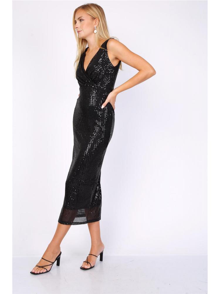 VESTIDO LARGO LENTEJUELA 2