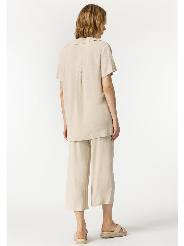 Comprar Pantalón tela ancho lino Tiffosi Joana_ B para mujer online
