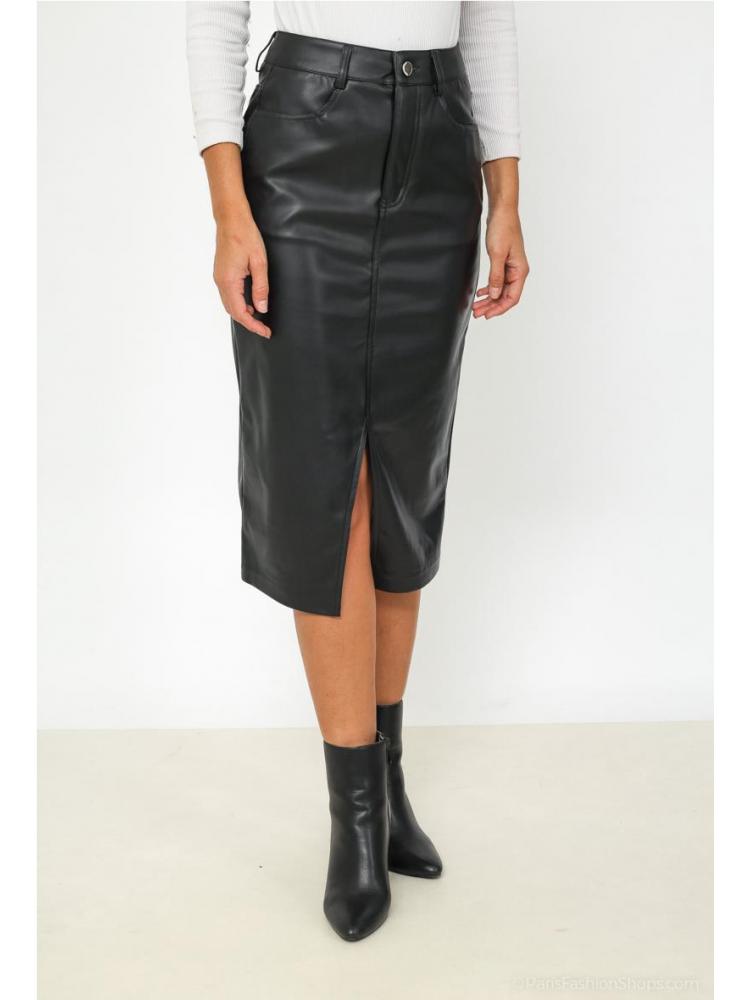 FALDA SINT. LARGA NEGRO 2