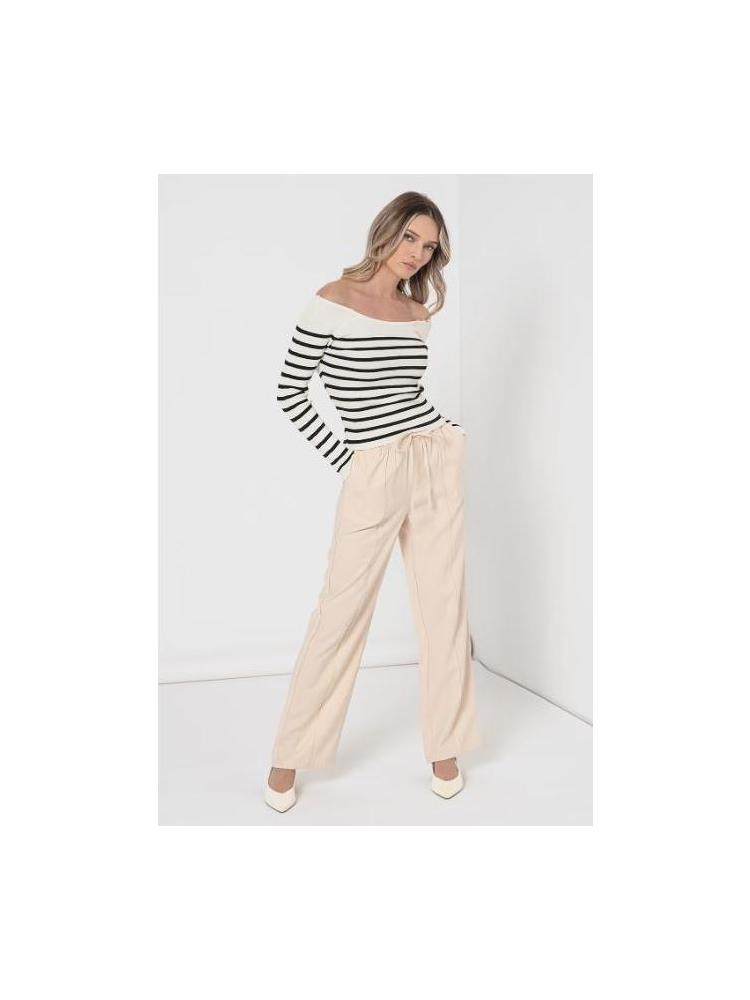 PANTALON JDY OLLI WIDE CREMA