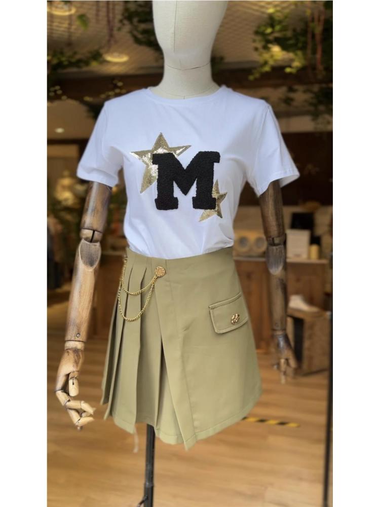 FALDA PLISADA CADENA