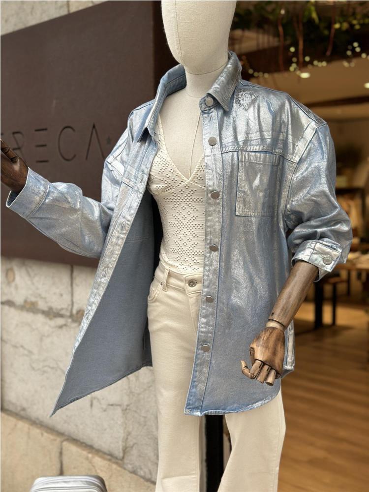 CAMISA VAQUETA SILVER