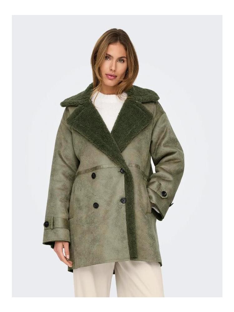ABRIGO ONLY YLVA VERDE