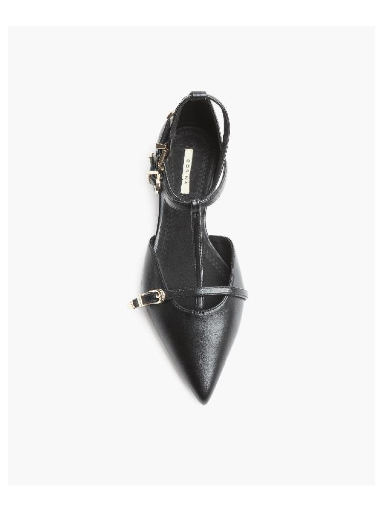 ZAPATO CORINA PLANO NEGRO 2