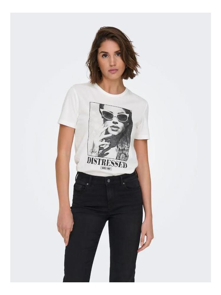 CAMISETA ONLY ALBA BLANCO 2