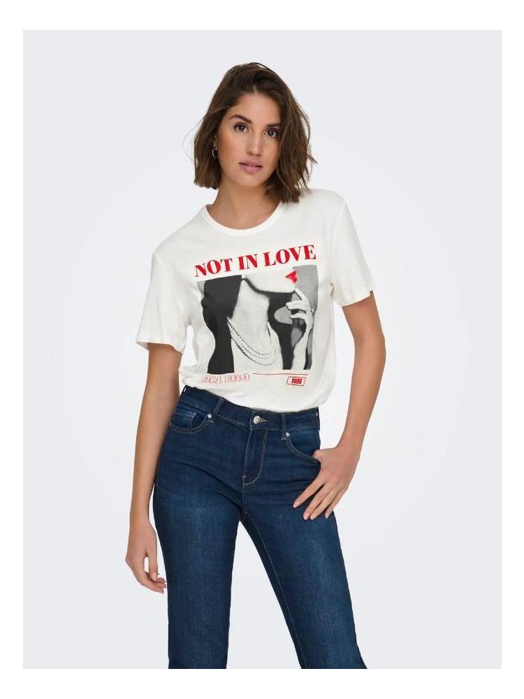 CAMISETA ONLY ALBA ROJOO