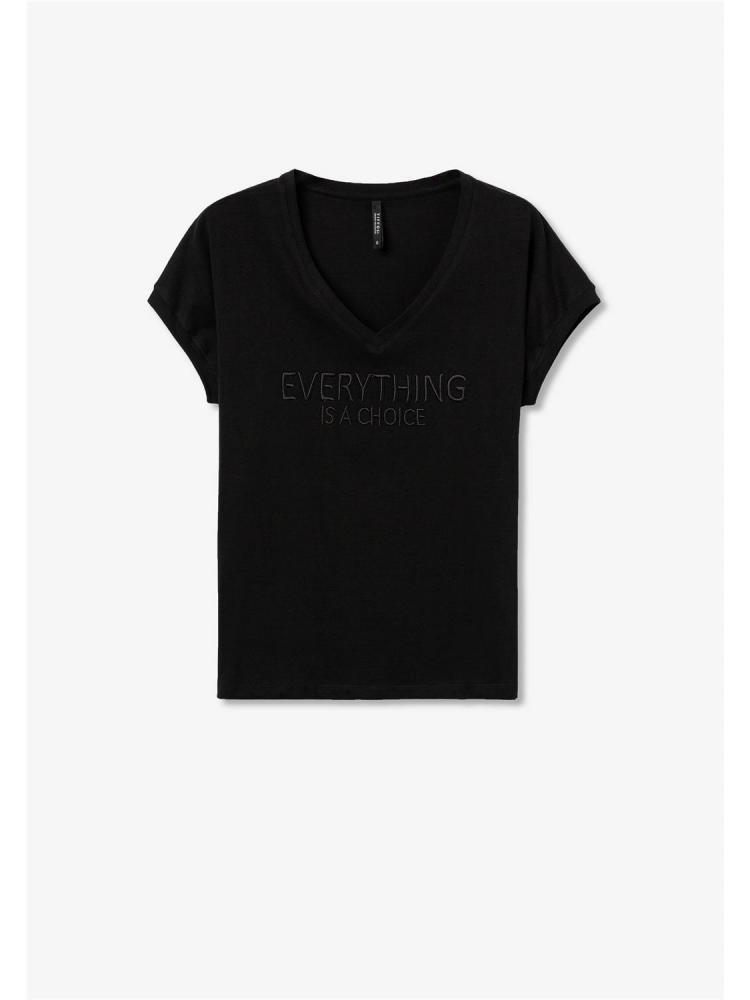 CAMISETA TIFFOSI SYRA NEGRO
